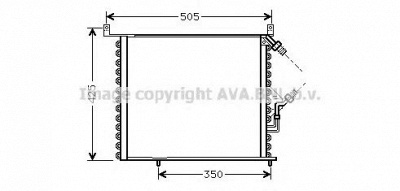 AVA QUALITY COOLING ms5193 -  Конденсатор, кондиционер